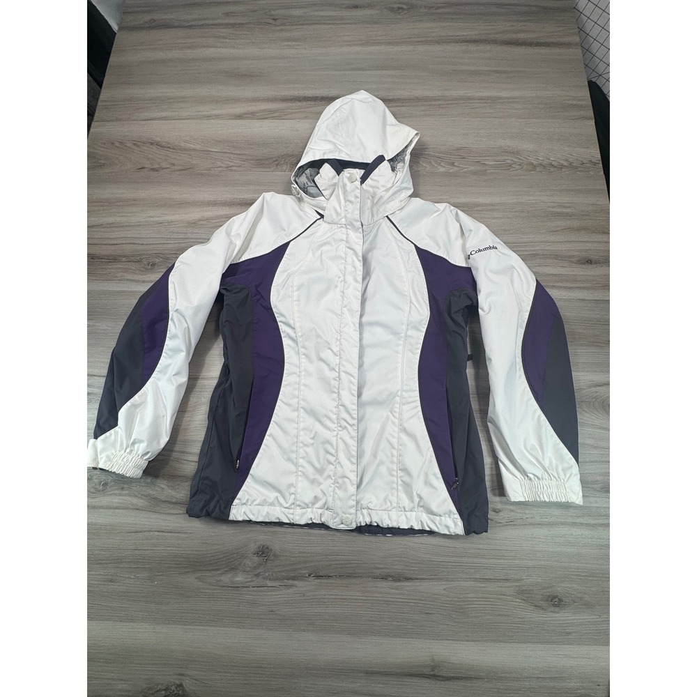 Columbia Omni-Tech Waterproof Breathable Ski Jacket WMNS Medium purple white